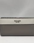 Kate Spade Gray Saffiano Leather Cameron Convertible Satchel And Wallet