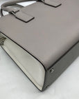 Kate Spade Gray Saffiano Leather Cameron Convertible Satchel And Wallet