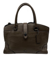 Coach Brown Pebbled Leather Mercer Satchel Bag 37575
