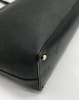 Kate Spade Black Saffiano Leather Cameron Street Lucie Tote Bag
