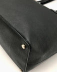 Kate Spade Black Saffiano Leather Cameron Street Lucie Tote Bag