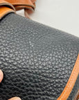 Dooney And Bourke Black Pebbled Leather Crossbody