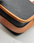 Dooney And Bourke Black Pebbled Leather Crossbody