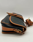 Dooney And Bourke Black Pebbled Leather Crossbody