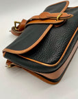 Dooney And Bourke Black Pebbled Leather Crossbody
