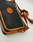 Dooney And Bourke Black Pebbled Leather Crossbody