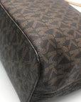 Michael Kors Jet Set Signature Coated Canvas Tote