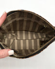 Brahmin Brown Snake Embossed Mini Dome Duxbury Crossbody