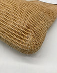 Michael Kors Beige Woven Raffia Rectangle Clutch