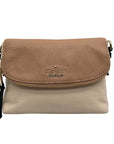 Kate Spade Light Pink And Beige Pebbled Leather Harlyn Jackson Street Crossbody
