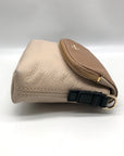Kate Spade Light Pink And Beige Pebbled Leather Harlyn Jackson Street Crossbody