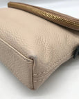 Kate Spade Light Pink And Beige Pebbled Leather Harlyn Jackson Street Crossbody