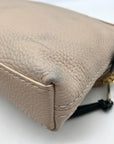Kate Spade Light Pink And Beige Pebbled Leather Harlyn Jackson Street Crossbody