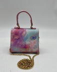 Like Dreams Multicolored Faux Leather Mini Tote Bag