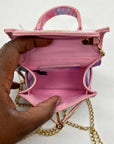 Like Dreams Multicolored Faux Leather Mini Tote Bag
