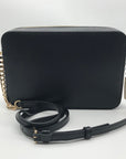 Michael Kors Black Leather Large East West Crossbody