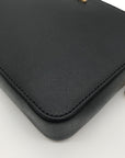 Michael Kors Black Leather Large East West Crossbody
