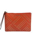 Michael Kors Persimmon Leather Jet Set Travel Wristlet