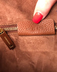 Salvatore Ferragamo The New Studio Brown Leather Shoulder Bag