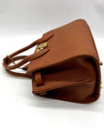Salvatore Ferragamo The New Studio Brown Leather Shoulder Bag