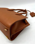 Salvatore Ferragamo The New Studio Brown Leather Shoulder Bag
