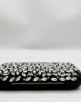 I.N.C. International Concepts Black East West Embellished Minaudiere Convertible Clutch