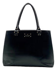 Kate Spade Black Leather Wellesley Elena Shoulder Bag