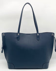 Michael Kors Navy Blue Saffiano Leather Edith Large Tote Bag