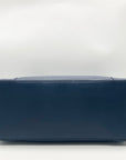 Michael Kors Navy Blue Saffiano Leather Edith Large Tote Bag
