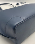 Michael Kors Navy Blue Saffiano Leather Edith Large Tote Bag