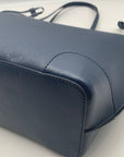 Michael Kors Navy Blue Saffiano Leather Edith Large Tote Bag