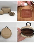 Coach Ivory Pebbled Leather Charter Slim Crossbody Bag CC070