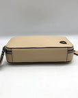Coach Ivory Pebbled Leather Charter Slim Crossbody Bag CC070