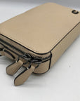 Coach Ivory Pebbled Leather Charter Slim Crossbody Bag CC070