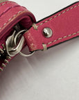 Coach Khaki And Pink Horse & Carriage Canvas Tote F14482