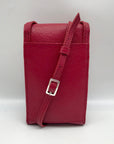 Brighton Red Pebbled Leather Pretty Tough Rox Phone Organizer