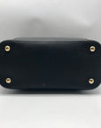 Michael Kors Black Saffiano Leather Large Jet Set Snap Pocket Tote Bag