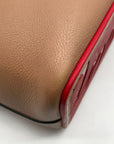Christian Louboutin Nude Pebbled Leather Cabata Tote Bag