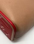 Christian Louboutin Nude Pebbled Leather Cabata Tote Bag
