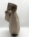 July Beige Canvas Crescent Everyday Crossbody Bag