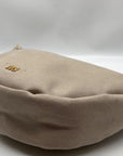 July Beige Canvas Crescent Everyday Crossbody Bag