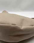 July Beige Canvas Crescent Everyday Crossbody Bag