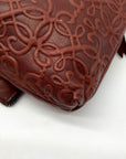 Alex And Ani Brown Leather Gabriel Fold Over Clutch