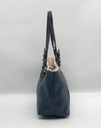 Dana Buchman Blue Pebbled Faux Leather Shoulder Bag