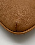Michael Kors Small Flat Crossbody Acorn Pebbled Leather