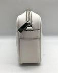 Michael Kors Optic White Quilted Leather Jet Set Crossbody Bag
