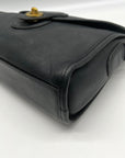 Coach Vintage Black Glovetanned Leather Devon Bag 326