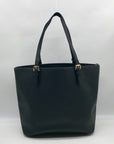 Michael Kors Black Saffiano Leather Jet Set Multi-Function Pocket Tote Bag