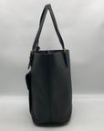 Michael Kors Black Saffiano Leather Jet Set Multi-Function Pocket Tote Bag