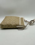 Coach Khaki And White Signature Coated Canvas Crossbody Bag-F58297